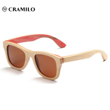 bois lunettes de soleil en bambou